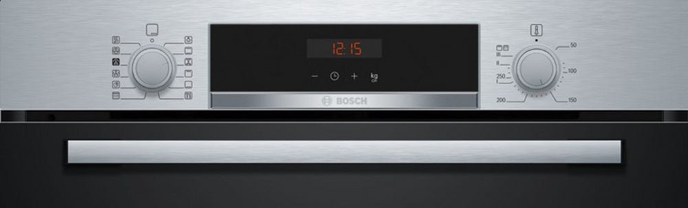 Bosch HQA574BS3B 59.4cm Built In Electric Single Oven - Stainless Steel