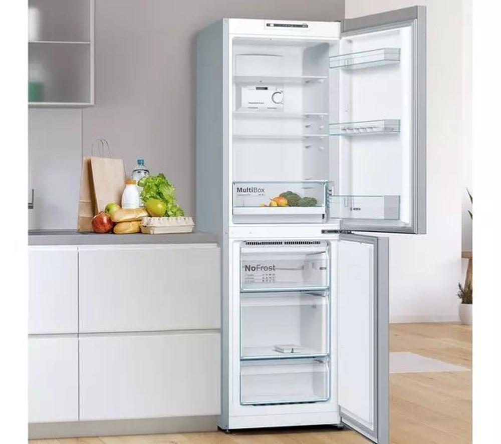 Bosch KGN34NLEAG 60cm 50/50 Frost Free Fridge Freezer - Silver