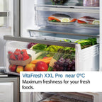 Bosch KGN392LAGG 60cm 60/40 Total No Frost Fridge Freezer - Stainless Steel Look