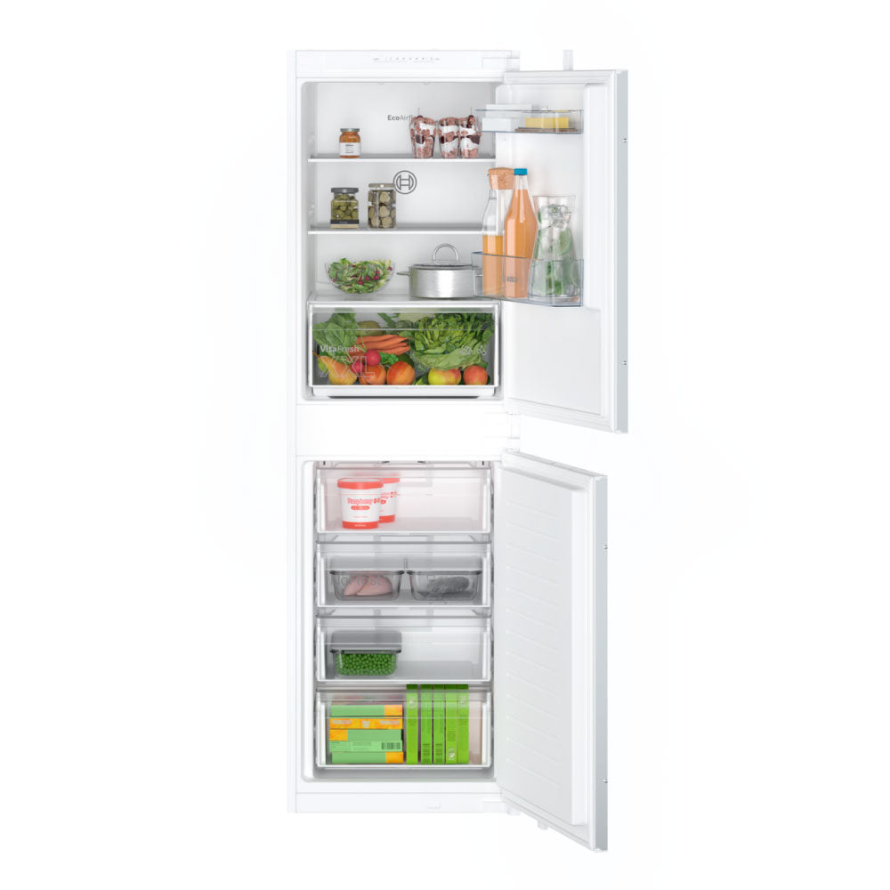 Bosch KIN85NSE0G 54.1cm 50/50 Integrated Frost Free Fridge Freezer