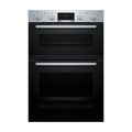 Bosch MBA533BS3B Series 4 - 60cm Built In Double Oven - Stainless Steel