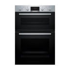 Bosch MBA533BS3B Series 4 - 60cm Built In Double Oven - Stainless Steel