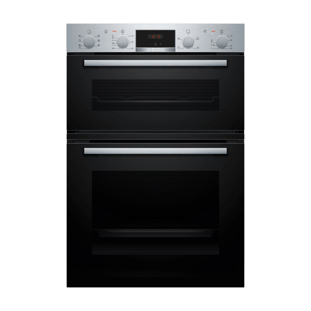 Bosch MBA533BS3B Series 4 - 60cm Built In Double Oven - Stainless Steel