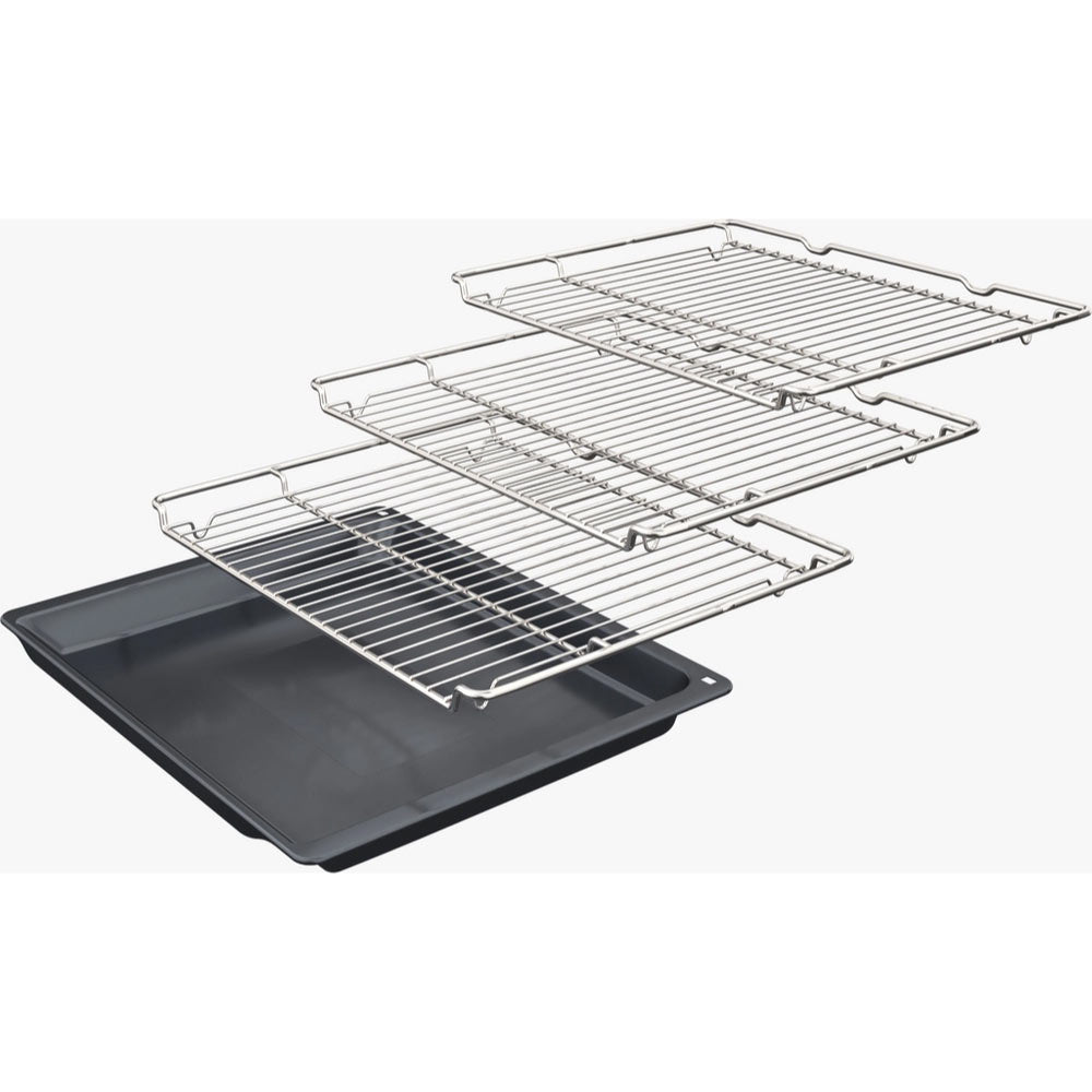 Bosch MBA533BS3B Series 4 - 60cm Built In Double Oven - Stainless Steel