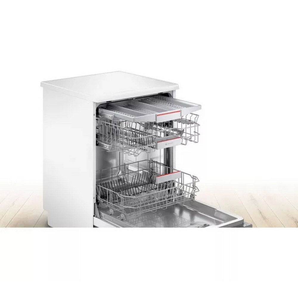 Bosch SMS4EMW06G WiFi-enabled Dishwasher - White - 14 Place Settings