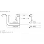 Bosch SMS4EMW06G WiFi-enabled Dishwasher - White - 14 Place Settings