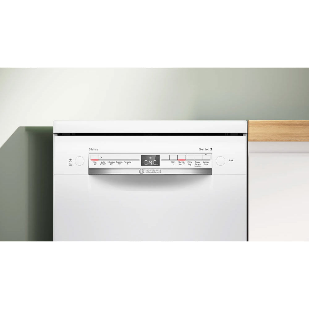 Bosch SPS2IKW01G Slimline Dishwasher - White - 9 Place Settings