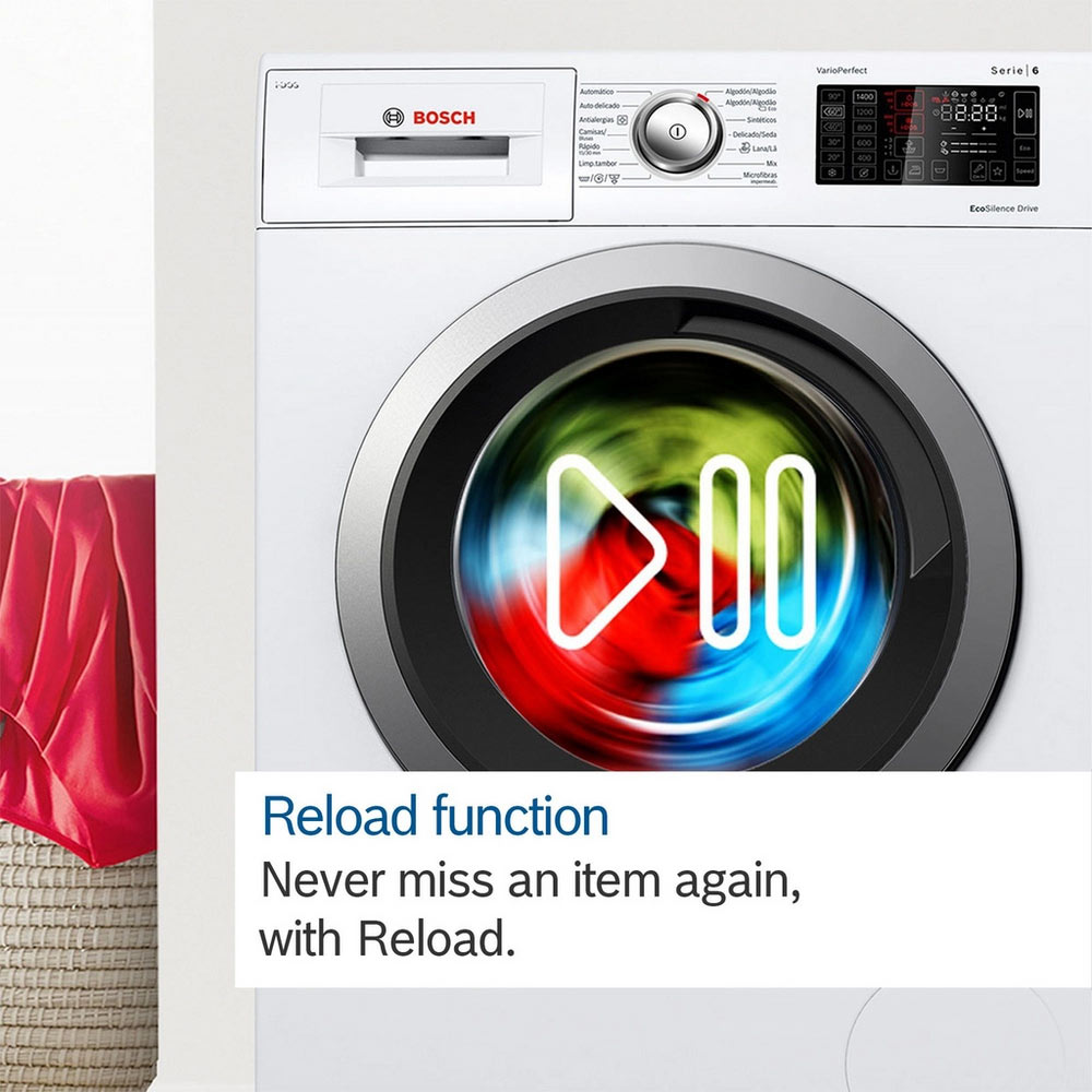 Bosch Series 6 WGG254F1GB 10kg Washing Machine 1400rpm with i-Dos - White