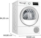 Bosch Series 4 WTH85226GB 8kg Heat Pump Tumble Dryer - White