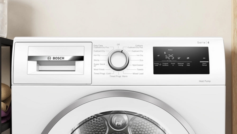 Bosch Series 4 WTH85226GB 8kg Heat Pump Tumble Dryer - White