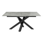 Brando Matte Ceramic Auto-Rise Extending Dining Table Grey - 160-200cm