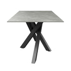 Brando fixed Matt ceramic Dining Table Grey - 160cm