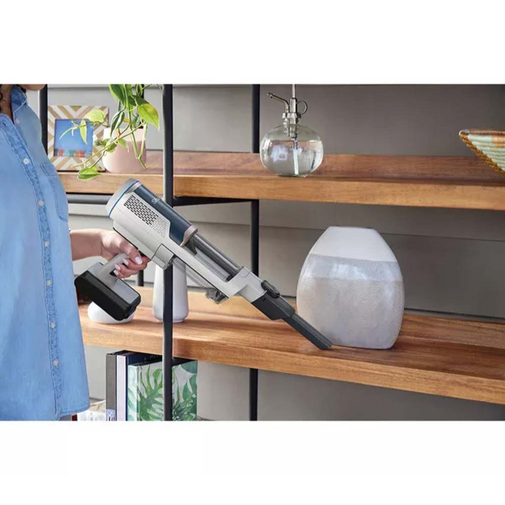 Shark BU3521UK Clean &amp; Empty Cordless Vacuum Cleaner &amp; Auto-Empty System - 40 Minutes Run Time - White