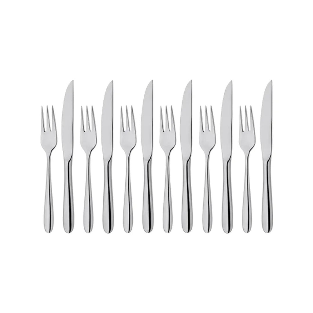 Stellar BW36 Winchester, 12 Piece Steak Knife & Fork Set