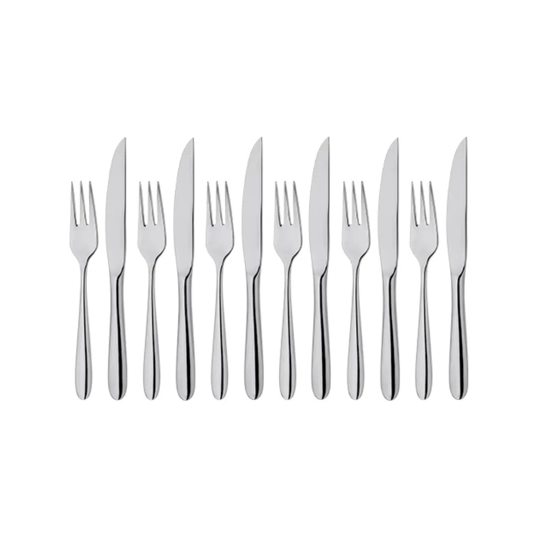 Stellar BW36 Winchester, 12 Piece Steak Knife & Fork Set