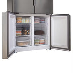 Bosch Series 4 KFN96VPEAG Frost Free American Fridge Freezer- Stainless Steel Effect