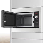 Bosch BFL523MS3B 50cm Wide Series 2 Built In Compact Microwave For Wall Unit – STAINLESS STEEL