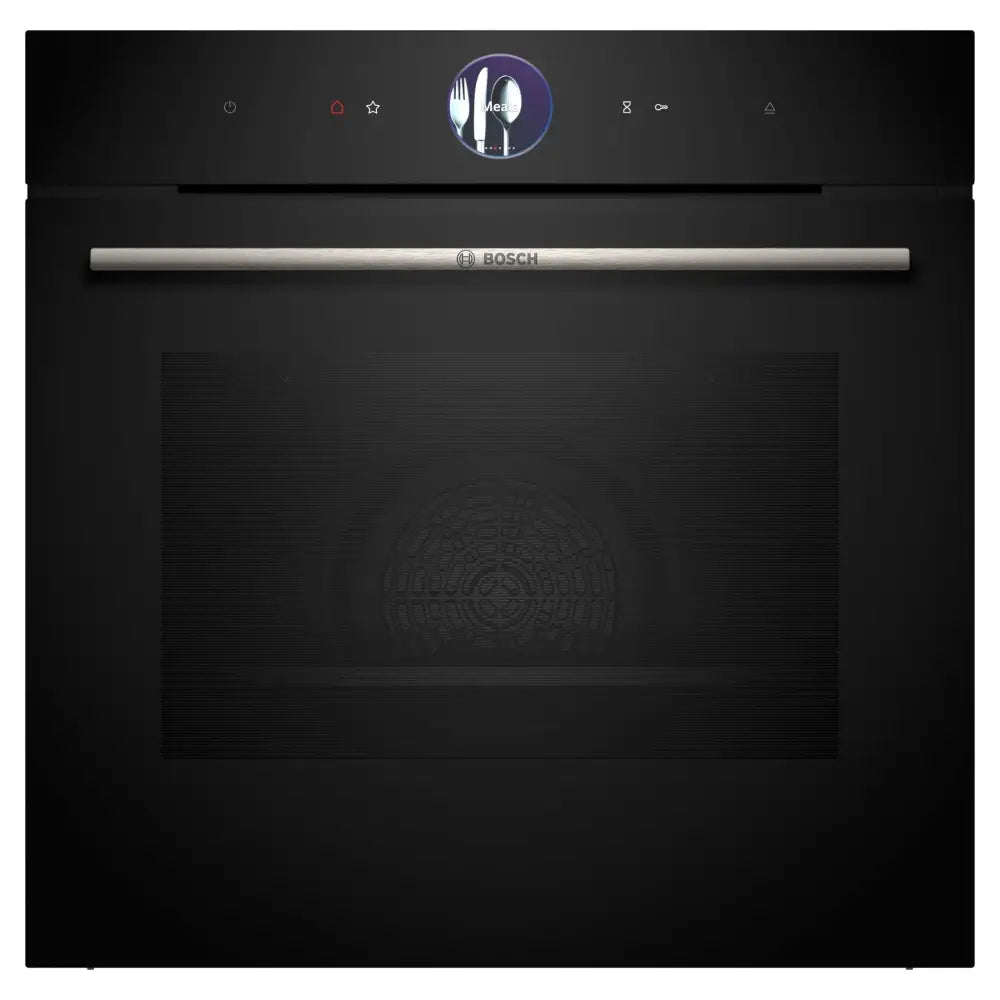Bosch HSG7364B1B Series 8 Multifunction Single Oven With Full Steam – BLACK