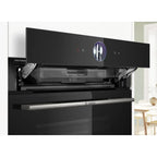 Bosch HSG7364B1B Series 8 Multifunction Single Oven With Full Steam – BLACK