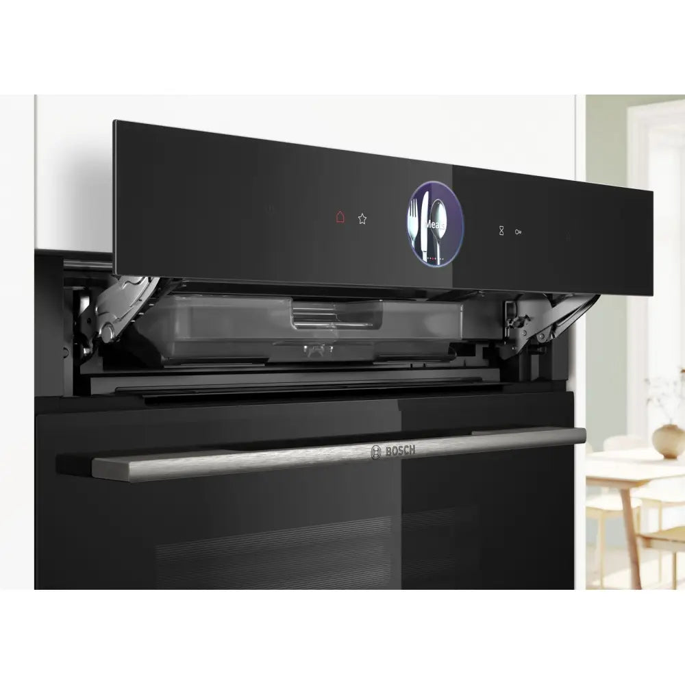 Bosch HSG7364B1B Series 8 Multifunction Single Oven With Full Steam – BLACK