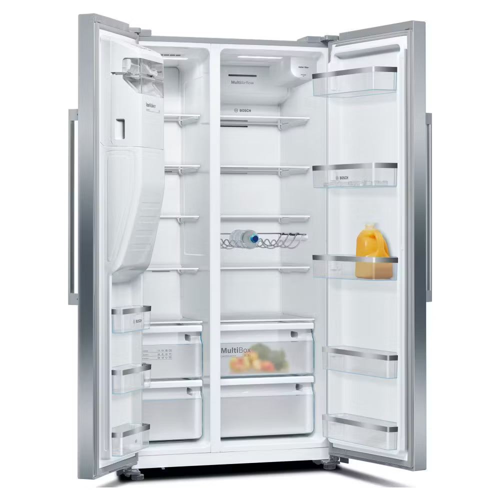 Bosch Series 6 KAD93AIERG Plumbed American Fridge Freezer - Stainless Steel