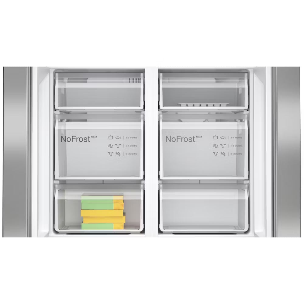 Bosch Series 4 KFN96APEAG Frost Free American Fridge Freezer - Stainless Steel Effect