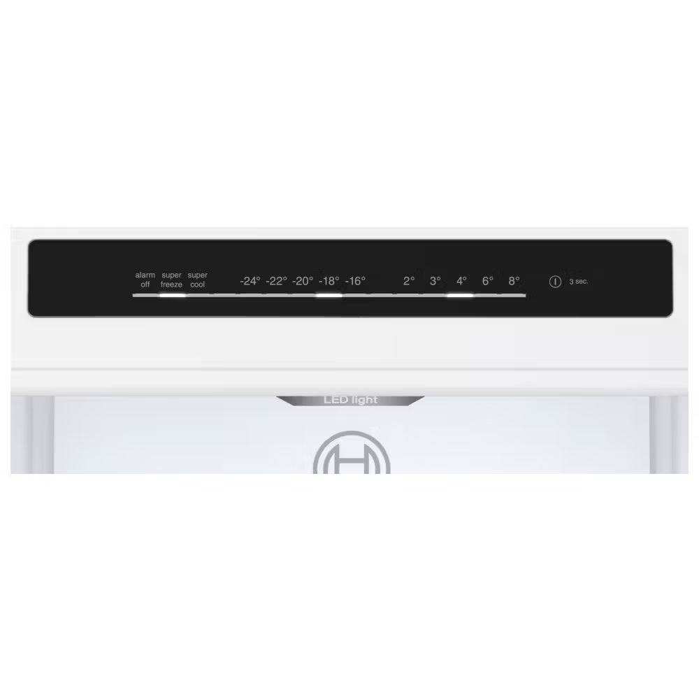 Bosch KGN362LDFG 60cm 70/30 Frost Free Fridge Freezer - Inox-look