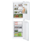 Bosch Series 2 KIN85NFE0G 177cm High 50/50 Integrated Fridge Freezer with Fixed Door Fixing Kit - White