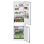 Bosch Series 2 KIN86NFE0G 177cm High 60/40 Integrated Frost Free Fridge Freezer with Fixed Door Fixing Kit - White