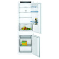 Bosch Series 4 KIV86VSE0G 177cm 60/40 Integrated Fridge Freezer with Sliding Door Fixing Kit - White