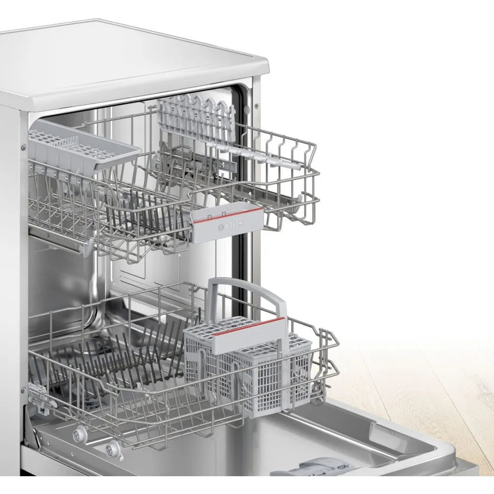 BosBosch Series 4 SMS4EKW06G Wifi Connected Full Size Dishwasher - White