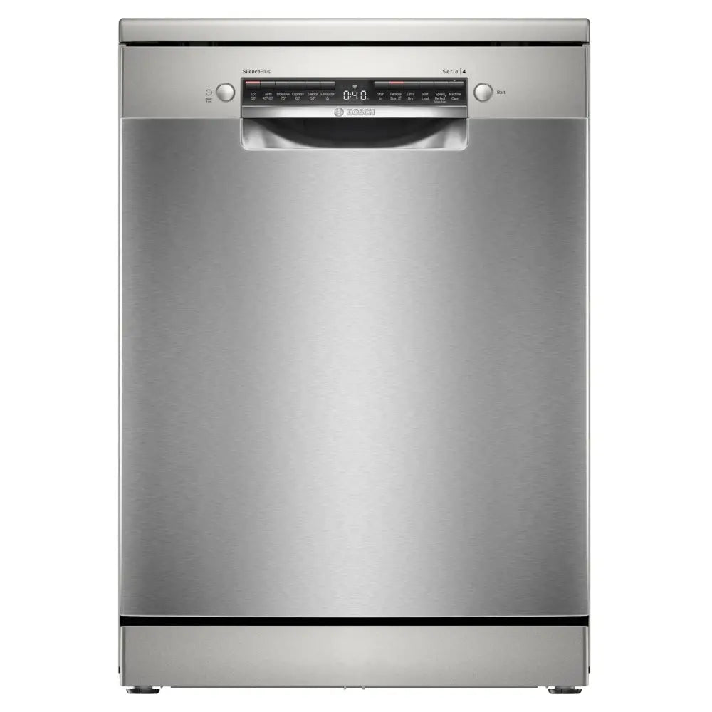 Bosch Series 4 SMS4EMI06G Wifi Connected Full Size Dishwasher - Silver Inox