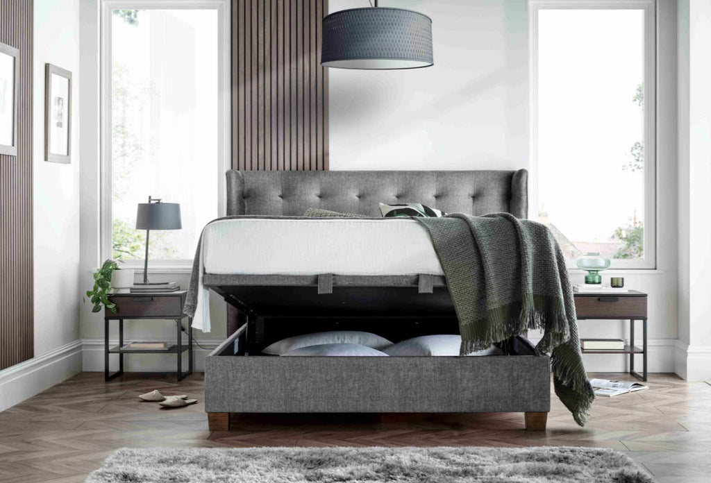 Brunel Ottoman in Vogue Grey - Double 4'6