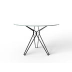 Strata Round Dining Table Clear - 120cm