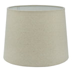 Cane Natural Linen Tapered Drum Shade 25cm<br>Natural