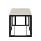 Capri Grey Ceramic Side Table