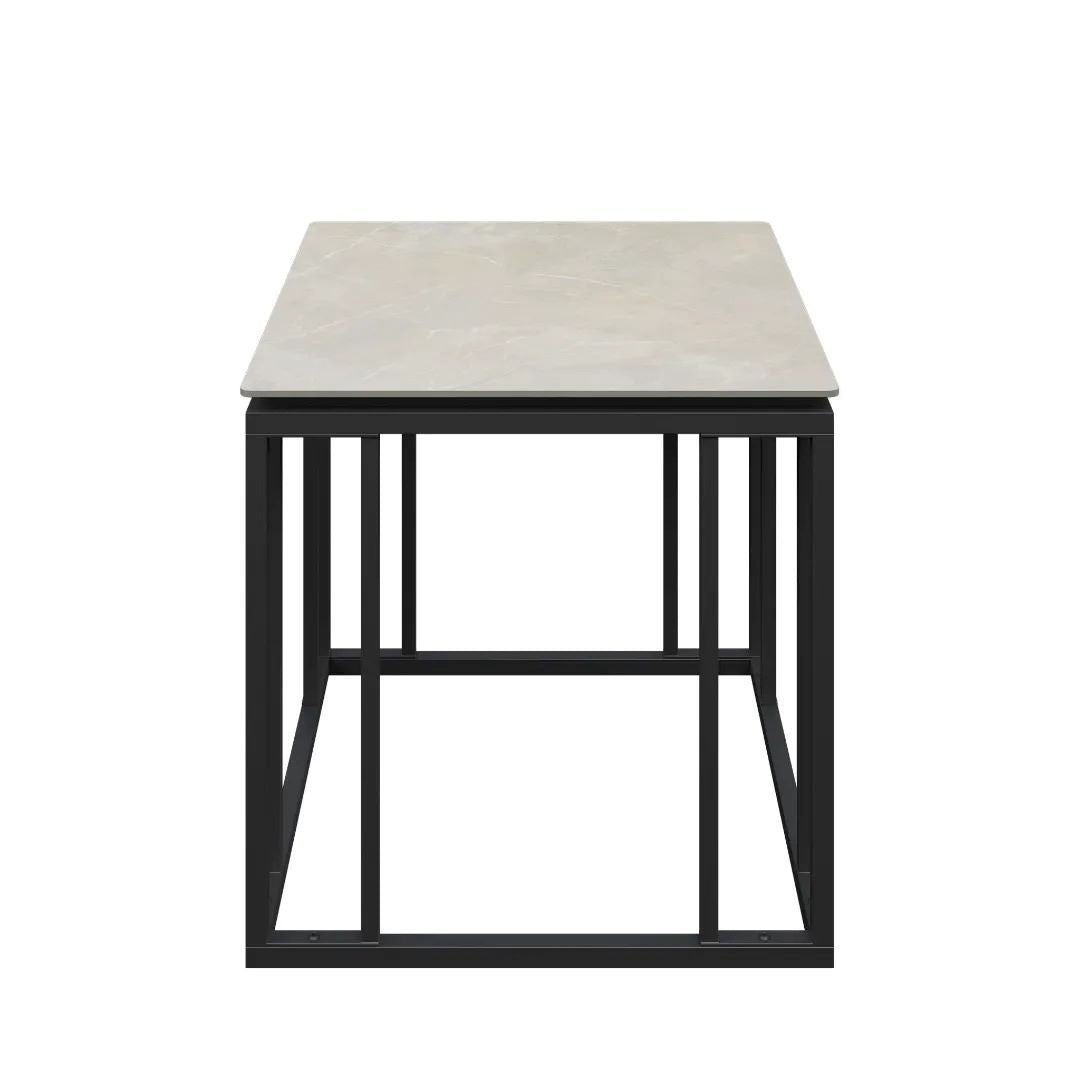 Capri Grey Ceramic Side Table