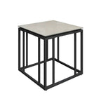 Capri Grey Ceramic Side Table