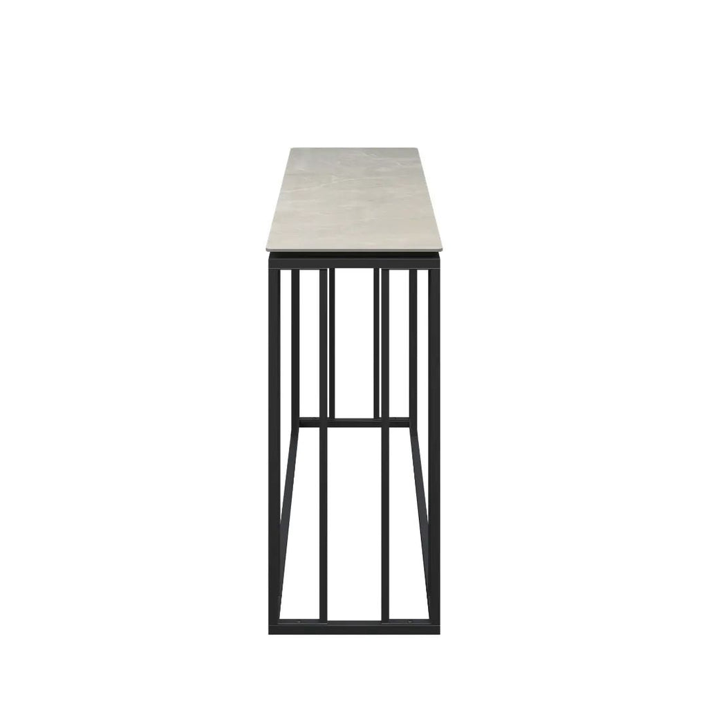 Capri Grey Ceramic Console Table