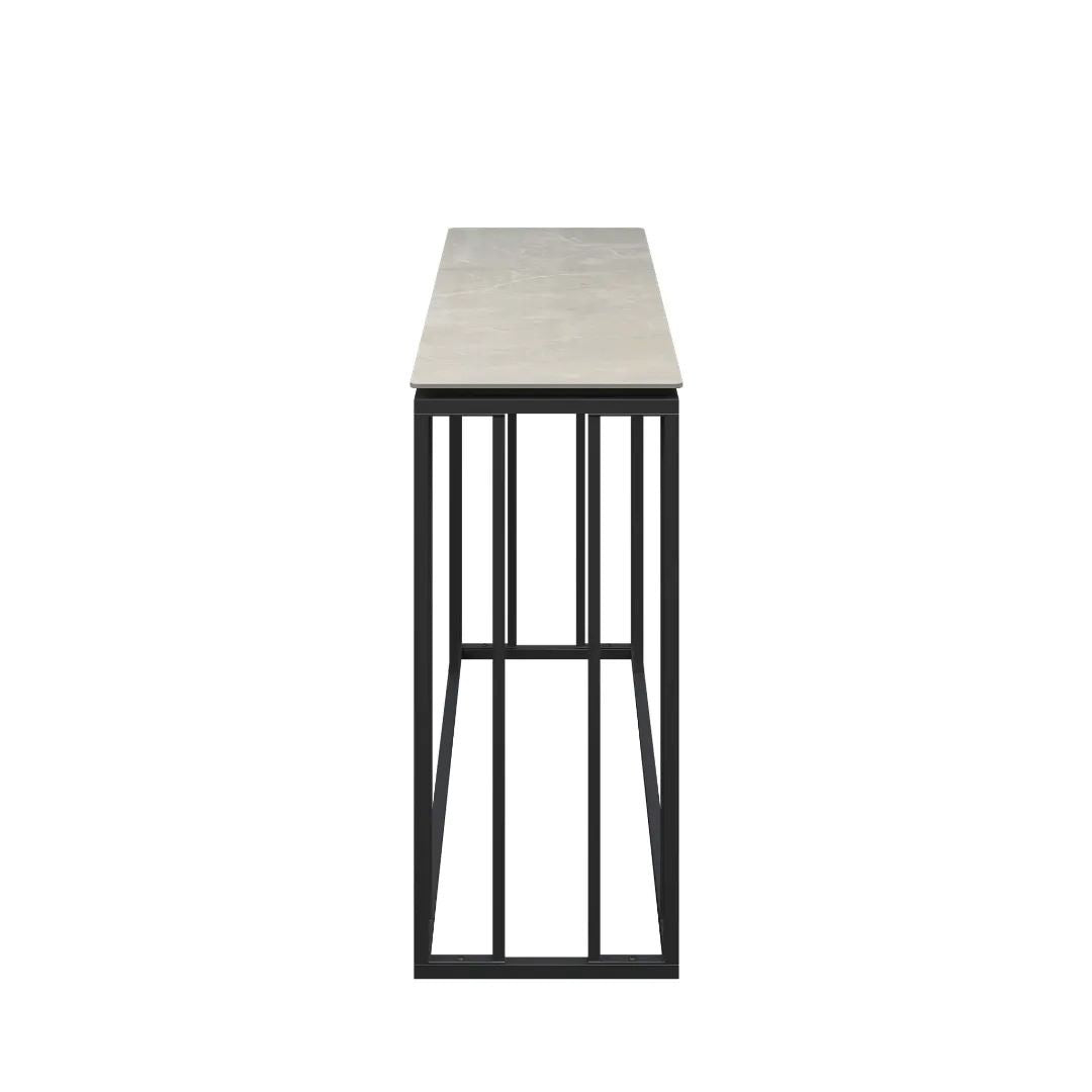 Capri Grey Ceramic Console Table