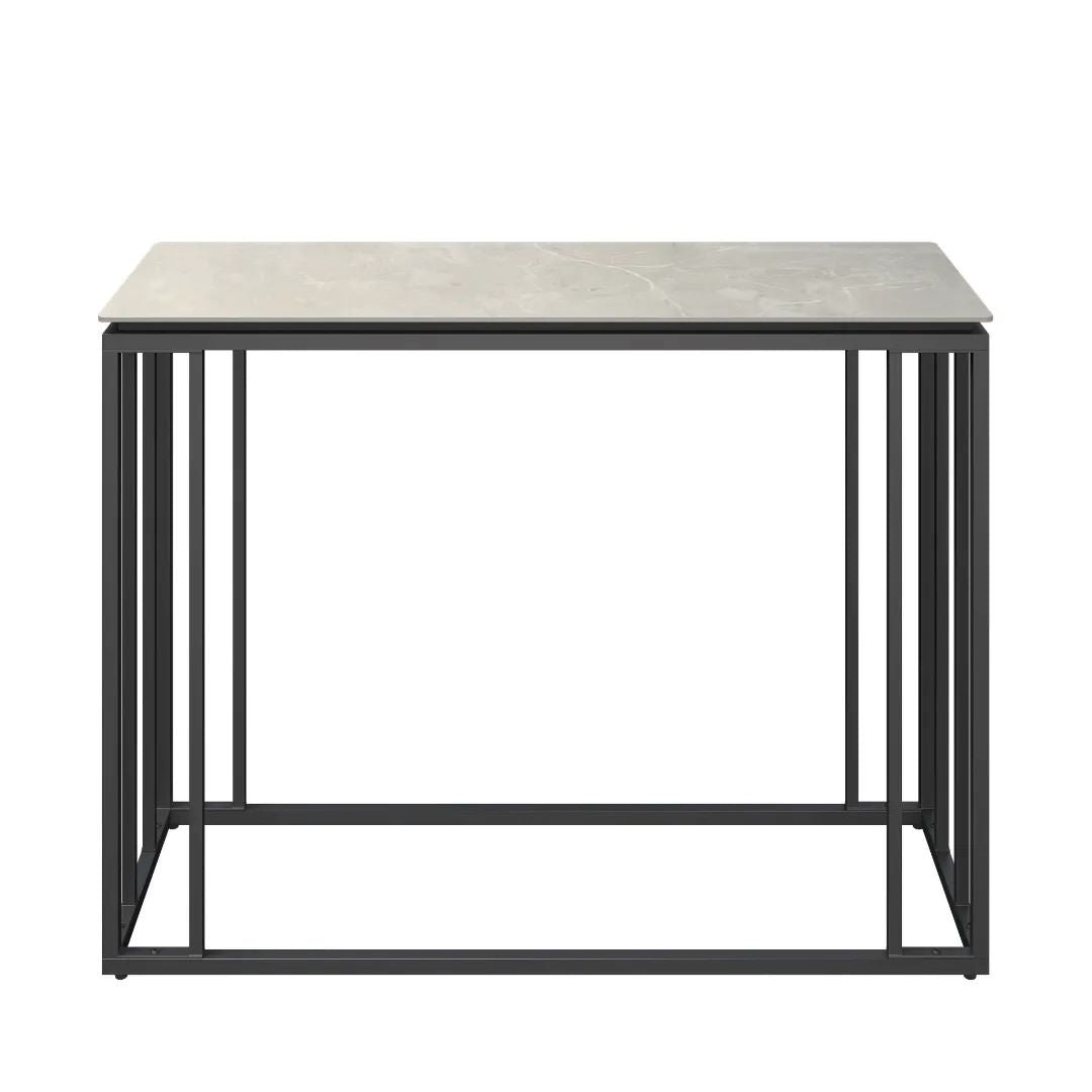 Capri Grey Ceramic Console Table