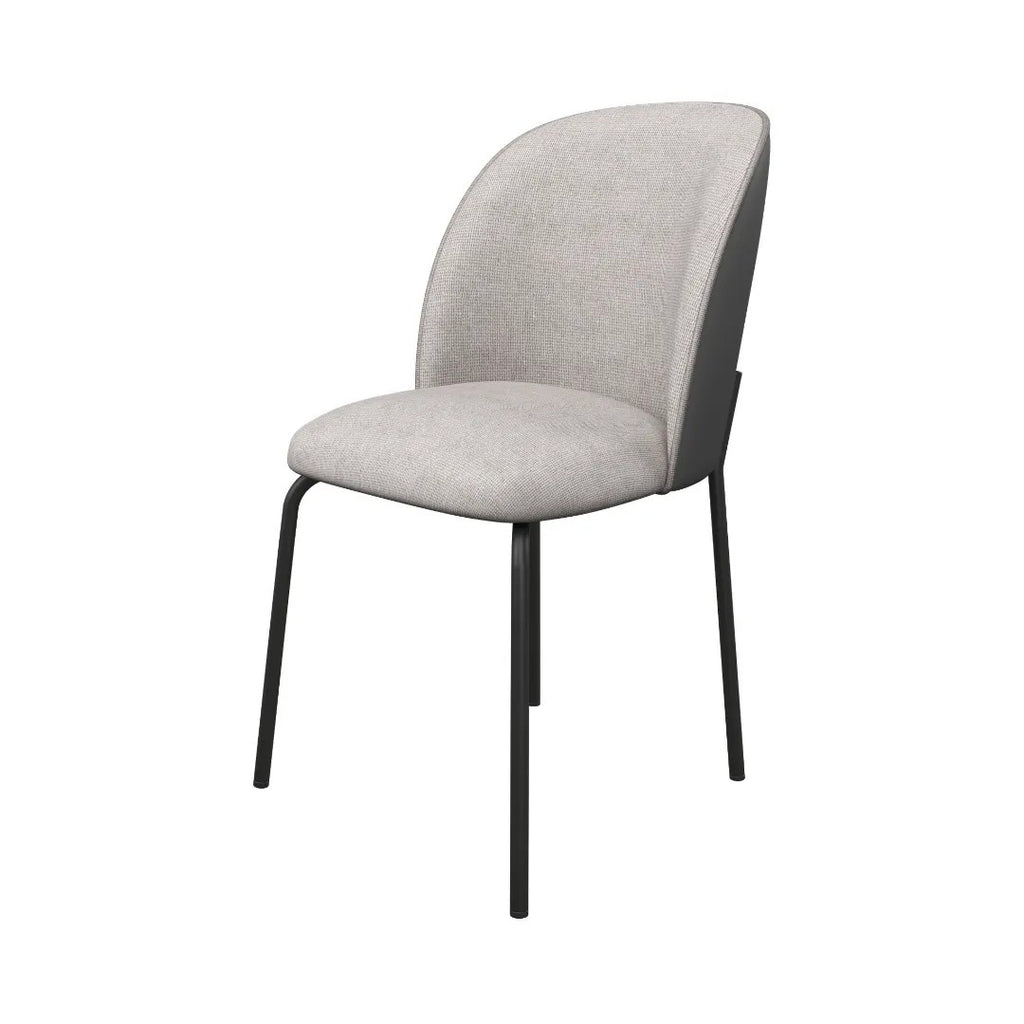 Cartier Dining Chair 2 Tone Grey - Pair
