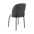 Cartier Dining Chair 2 Tone Grey - Pair