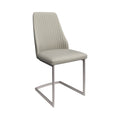 Castello Light Grey Leather Dining Chair