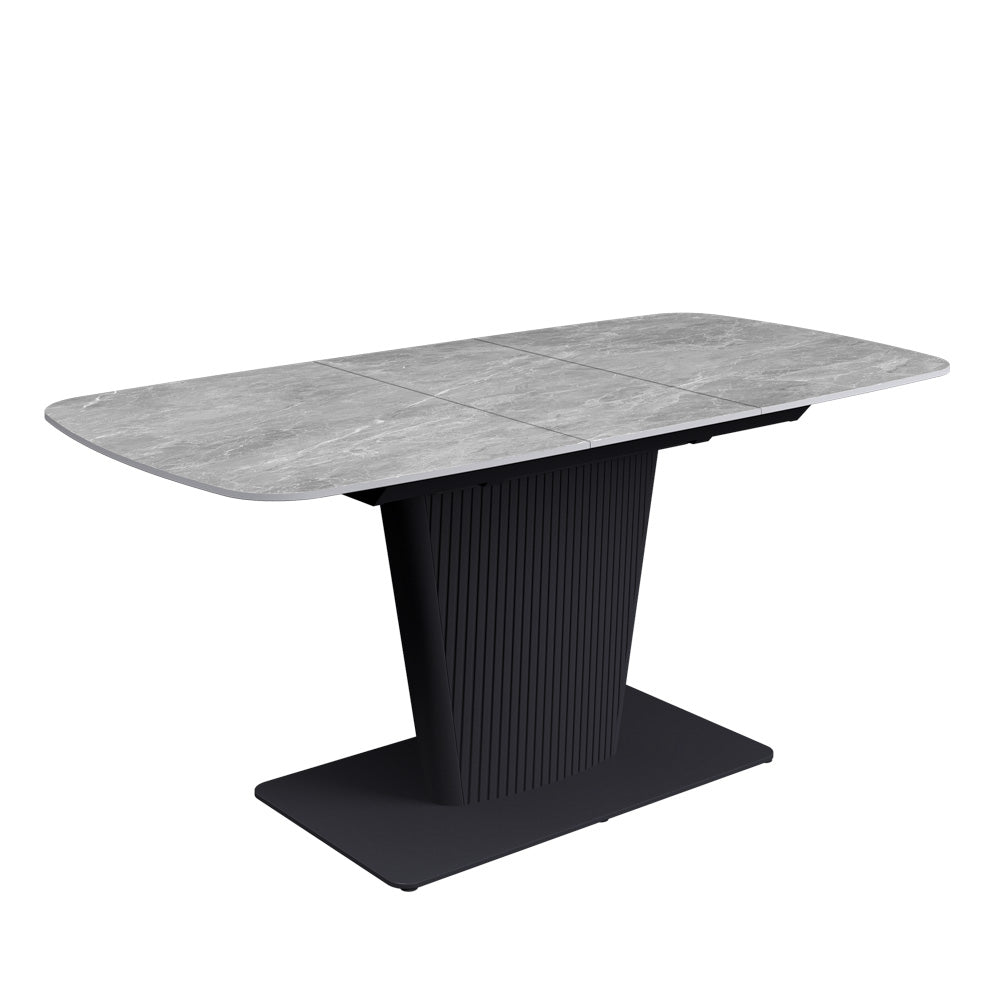 Castello 130-170cm Grey Ceramic Extending Dining Table