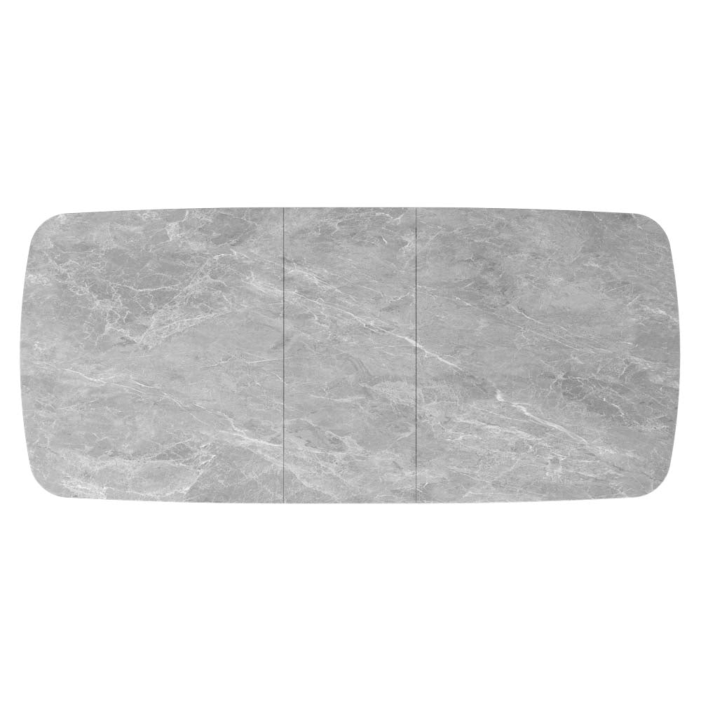 Castello 160-200cm Grey Ceramic Extending Dining Table