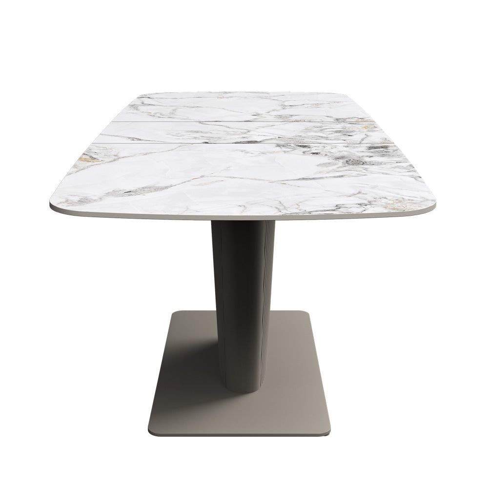 Castello 160-200cm White Ceramic Extending Dining Table