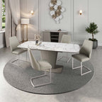 Castello 160-200cm White Ceramic Extending Dining Table