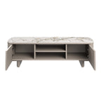 Castello White Ceramic TV Unit