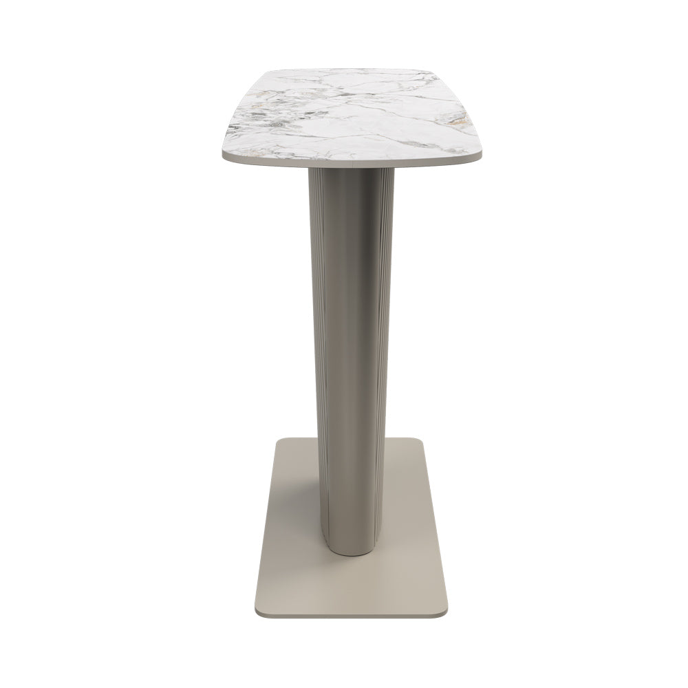 Castello White Ceramic Console Table